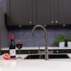 flöde svan | 3 in 1 Instant Boiling Tap | Gun Metal Finish