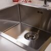 Möckeln | 1.0 Bowl Stainless Steel Kitchen Sink | Inset or Undermounted | Strainer Waste Supplied | Brushed Steel Finish