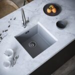 Vänern | 1.0 Bowl Comite Kitchen Sink | Inset or Undermounted | Strainer Waste Supplied | Matt Grey Finish