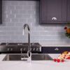 flöde Bryne | Single Lever Kitchen Sink Mixer Tap with Swivel Spout | Polished Chrome Finish