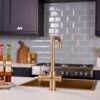 Impromta 3 in 1 Biometric Boiling Water Tap | Brushed Brass Finish