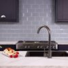 flöde Lillehammer | Single Lever Kitchen Sink Mixer Tap with Swivel Spout | Gun Metal Finish