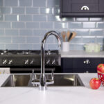 flöde Drammen | Dual Lever Kitchen Mixer | Chrome Finish