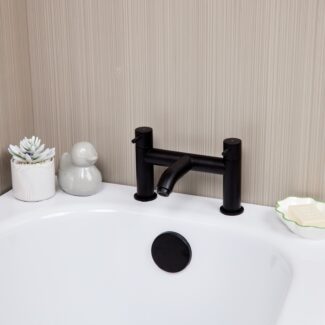Kumla | Bath Filler | Matt Black