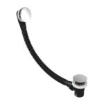 Easy Clean Push Button Bath Waste - Chrome