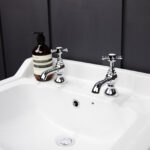 Flen | Basin Pillar Taps | Chrome