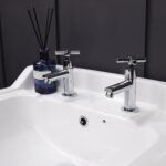 Isak | Basin Pillar Taps | Chrome