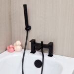 Glan | Bath Shower Mixer | Including Handset and Holder | Matt Black
