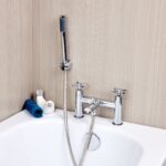 Isak | Bath Shower Mixer Tap | Including Handset and Holder | Chrome