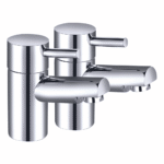 Runn | Basin Pillar Taps | Chrome
