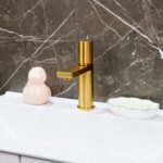 Limingen | Mono Basin Mixer Tap | Brushed Gold