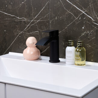 Falun | Mono Basin Mixer Tap | Matt Black