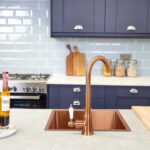 flöde Kjerag | Single Lever Traditional Kitchen Sink Mixer Tap | Copper Finish
