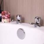 Flode Staika Economic Bath Taps - Polished Chrome Finish