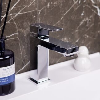 Takern | Mono Basin Mixer | Chrome