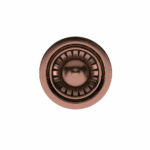 Basket Strainer Kitchen Sink Waste | Round & Rectangular Overflow Plates | Copper Finish