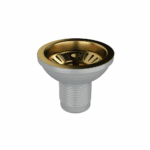 Basket Strainer Kitchen Sink Waste | Gold Finish
