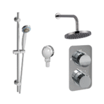 Solna | RD Style 2 Funcs Conc Valve Shower Kit | Chrome