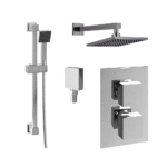 Sala | SQ Style 2 Functions Concealed Valve Shower Kit | Chrome